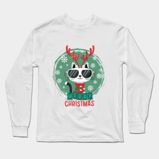 Astro Cats Merry Christmas ,Brafdesign Long Sleeve T-Shirt